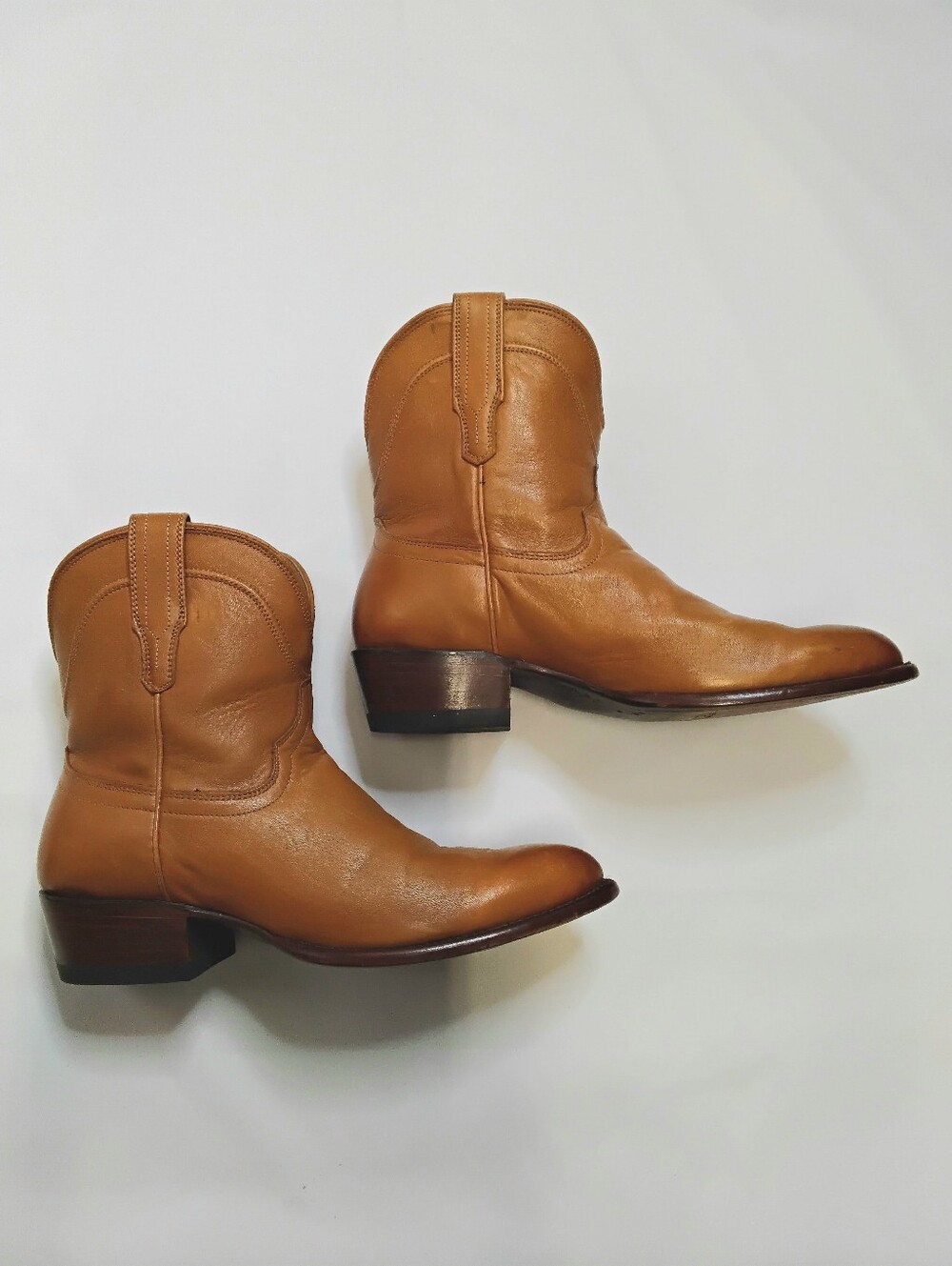 Tecovas "Desert Calf" Cowgirl Boots.